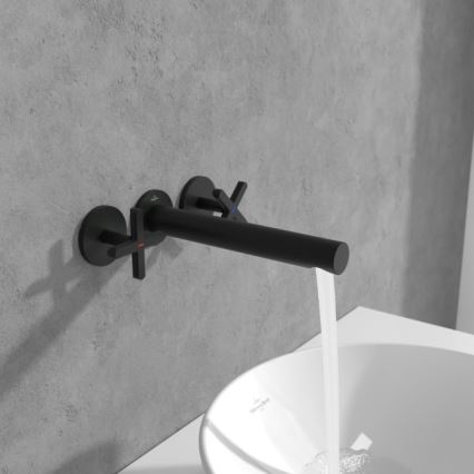 Villeroy & Boch TVZ106012000K5 - LOOP&FRIENDS matte black basin mixer tap
