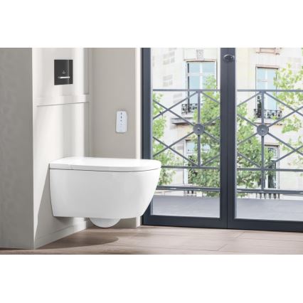 Villeroy & Boch V0E100R1 - Wall-hung bidet with SoftClose seat VICLEAN ceramic/white +remote control