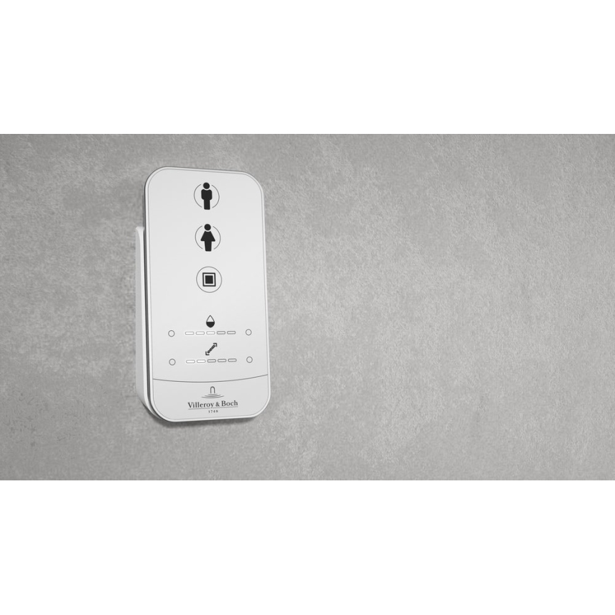 Villeroy & Boch V0E100R1 - Wall-hung bidet with SoftClose seat VICLEAN ceramic/white +remote control