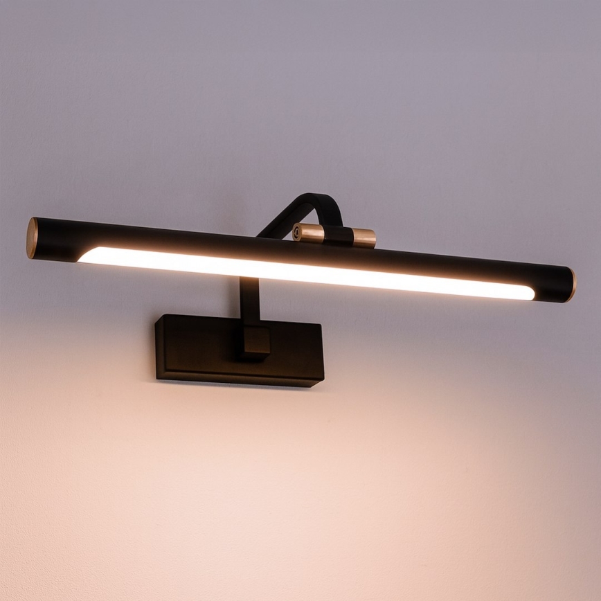 VINCI LED Bathroom Mirror Light 12W/230V, 40 cm, IP44, Black