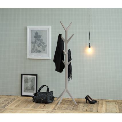 VINS Freestanding Coat Rack, 178 x 42 cm, Gray