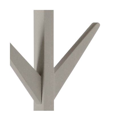 VINS Freestanding Coat Rack, 178 x 42 cm, Gray