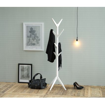 VINS Freestanding Coat Rack 178 x 42 cm, White