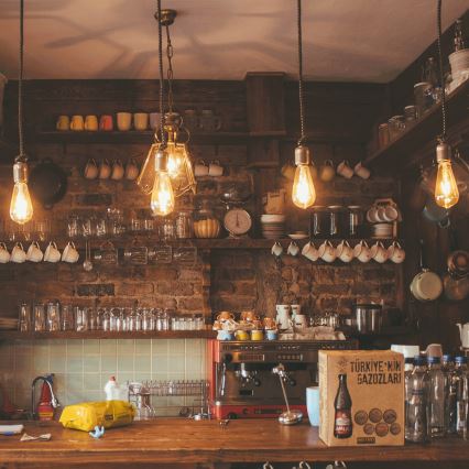 VINTAGE ST64 LED Bulb E27/16W/230V 2200K - Aigostar