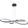 VIOLIN LED cable-suspended chandelier, 40W, 230V, black