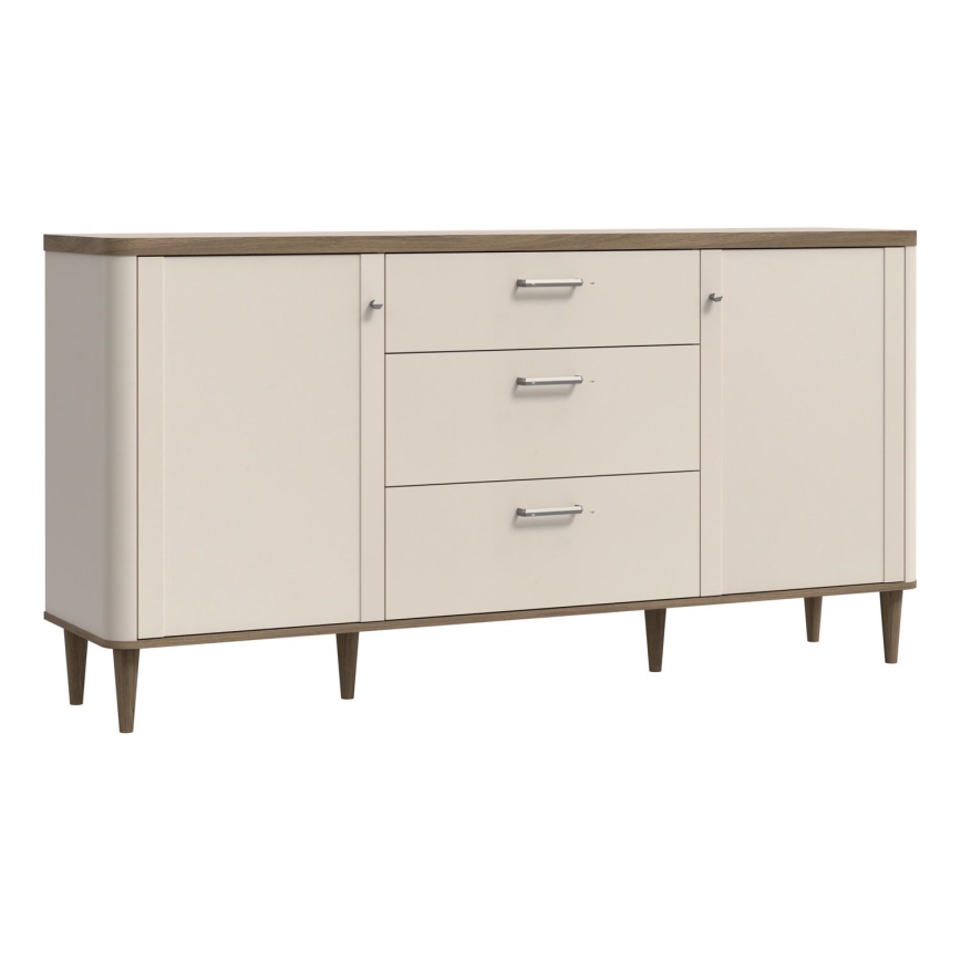 VIRO Chest of Drawers, Brown/Beige