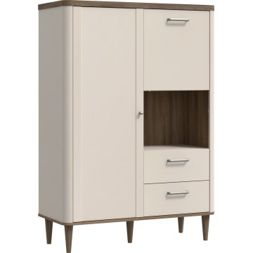 VIRO chest of drawers brown/beige