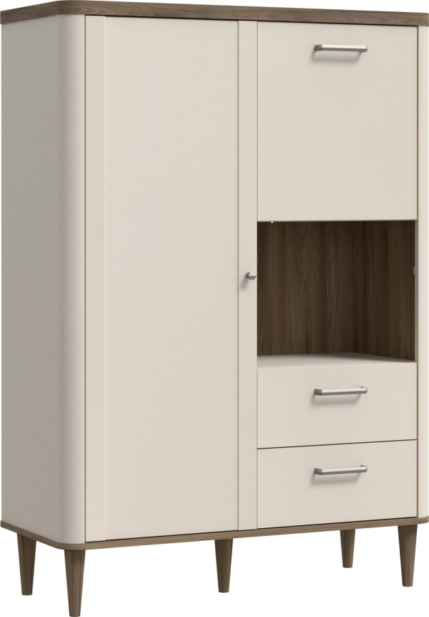 VIRO chest of drawers brown/beige