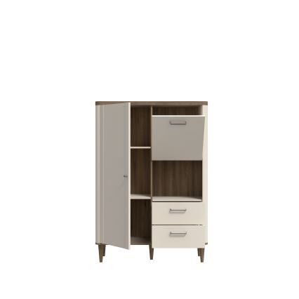 VIRO chest of drawers brown/beige