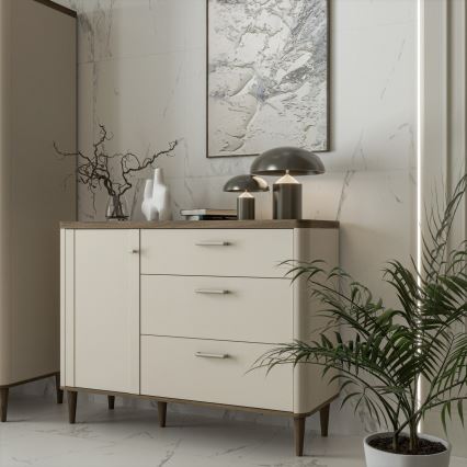 VIRO Chest of Drawers in Brown/Beige