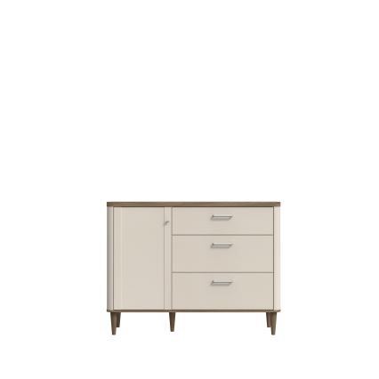 VIRO Chest of Drawers in Brown/Beige