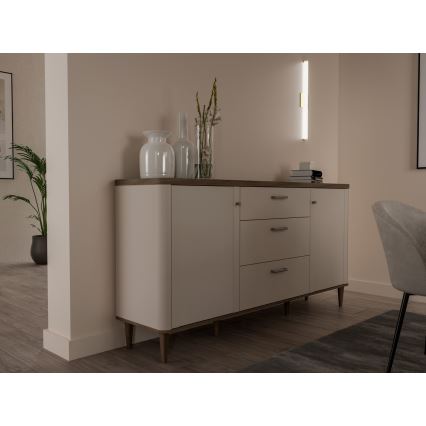 VIRO Chest of Drawers in Brown/Beige