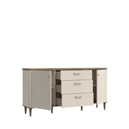 VIRO Chest of Drawers in Brown/Beige