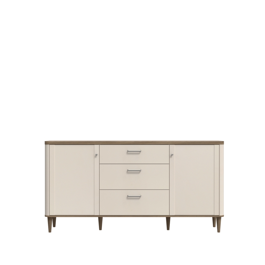 VIRO Chest of Drawers in Brown/Beige