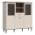 VIRO Display Cabinet, Brown/Beige