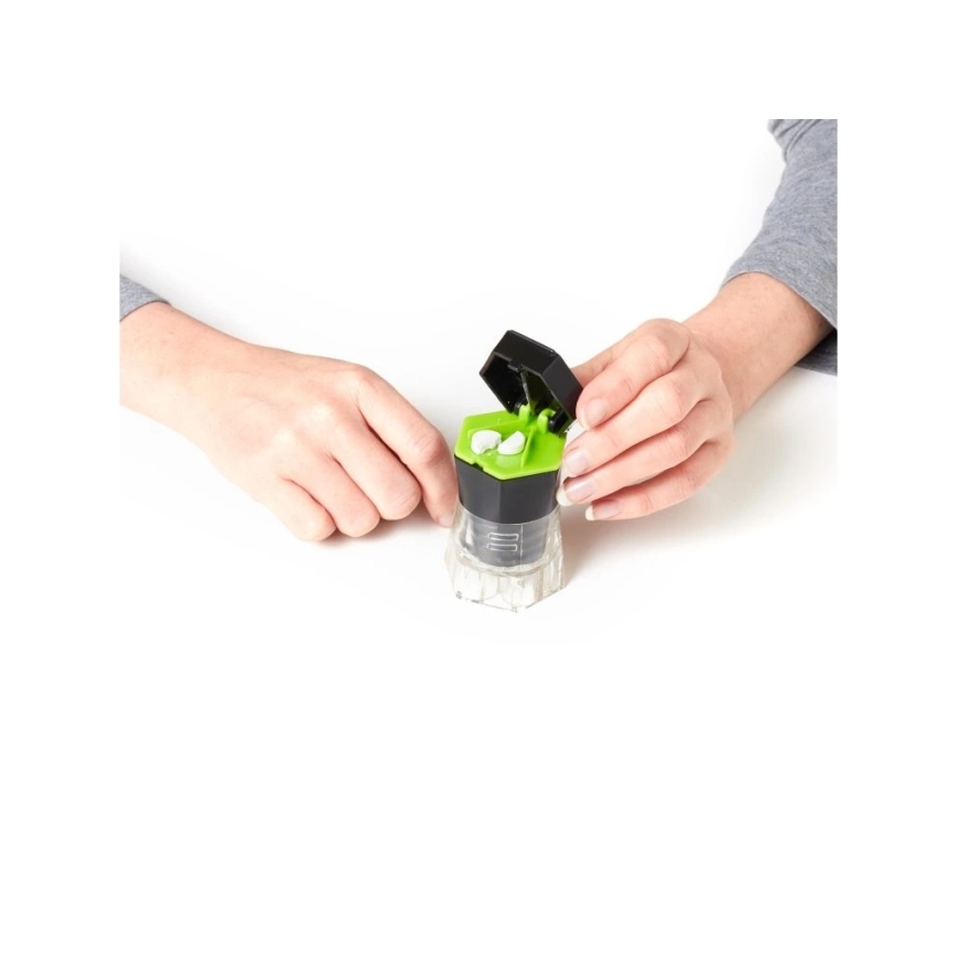 Vitility - 5-in-1 Pill Dispenser and Cutter, Black