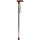 Vitility - 92 cm Folding Walking Stick, Brown