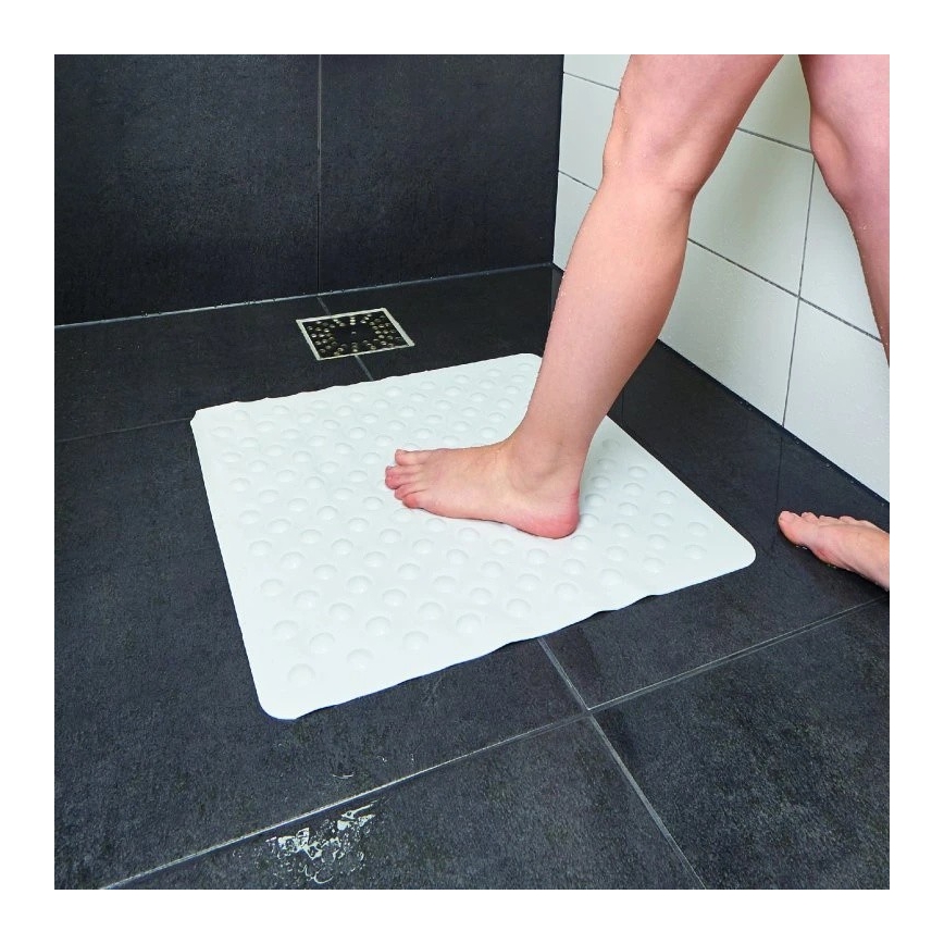 Vitility - Non-slip shower mat 54 x 54 cm, white