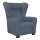 VIVA Wingback Armchair — Blue
