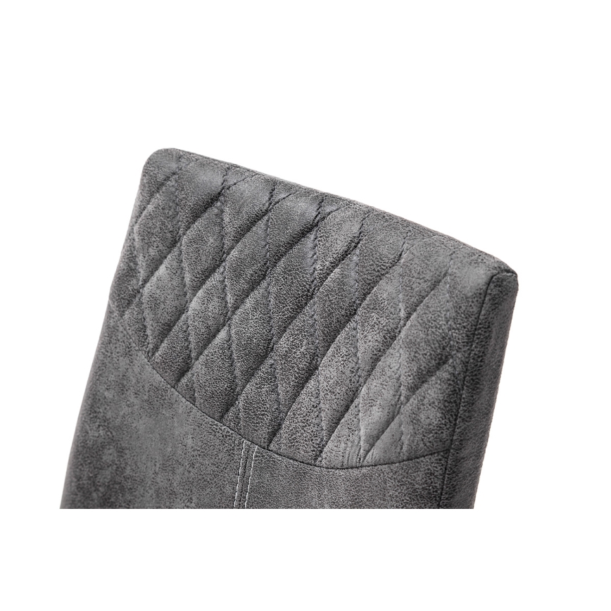 VIVIEN Dining Chairs - Set of 4, Anthracite