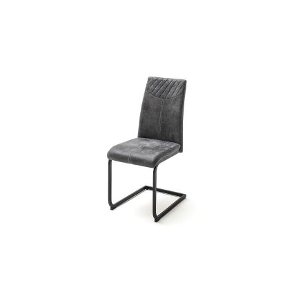 VIVIEN Dining Chairs - Set of 4, Anthracite