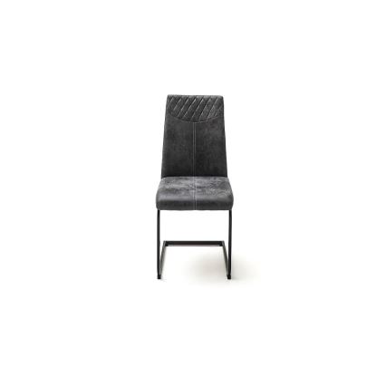 VIVIEN Dining Chairs - Set of 4, Anthracite