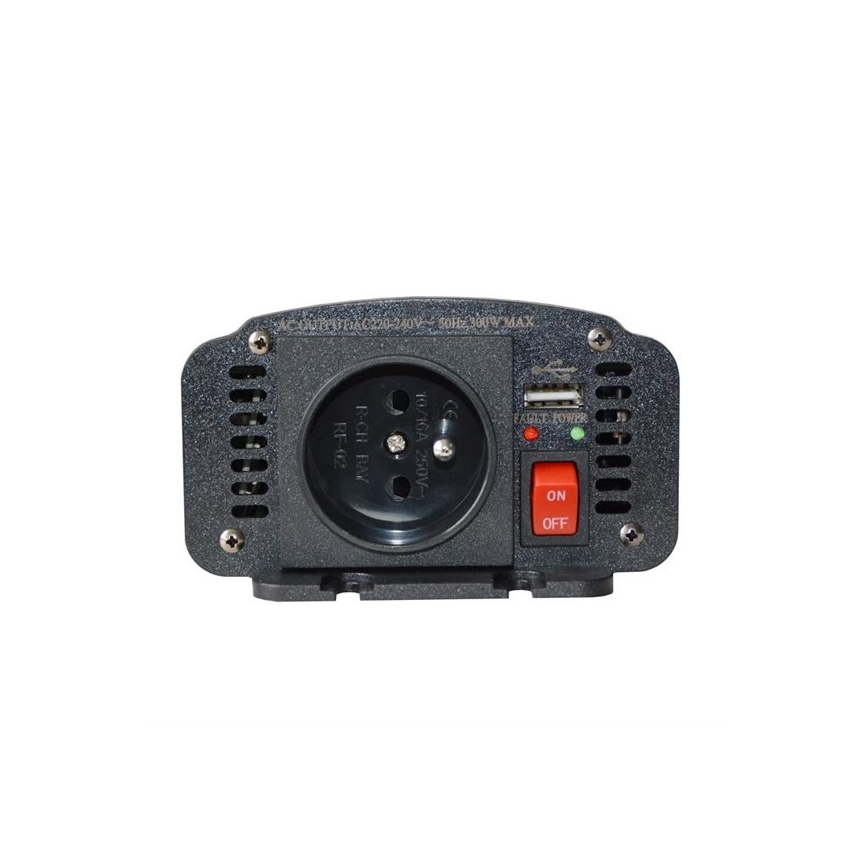 Voltage converter 300W/12/230V + USB
