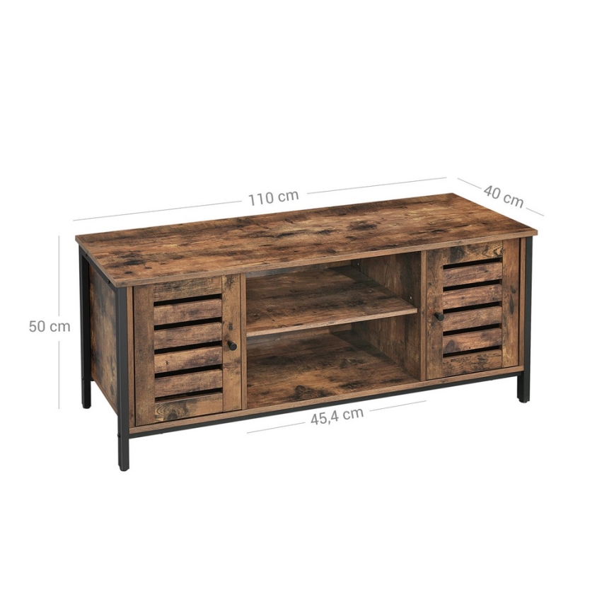 VOLTAR TV Stand – Brown/Black