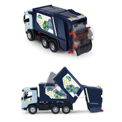 Volvo WORXX Garbage Truck 53 cm Blue/Black