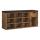 VOREN Shoe Cabinet, Brown/Black