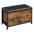 VOREN Shoe Cabinet Brown/Black