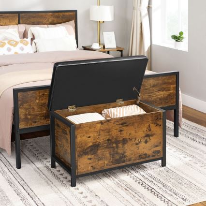 VOREN Shoe Cabinet Brown/Black