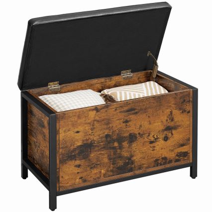VOREN Shoe Cabinet Brown/Black