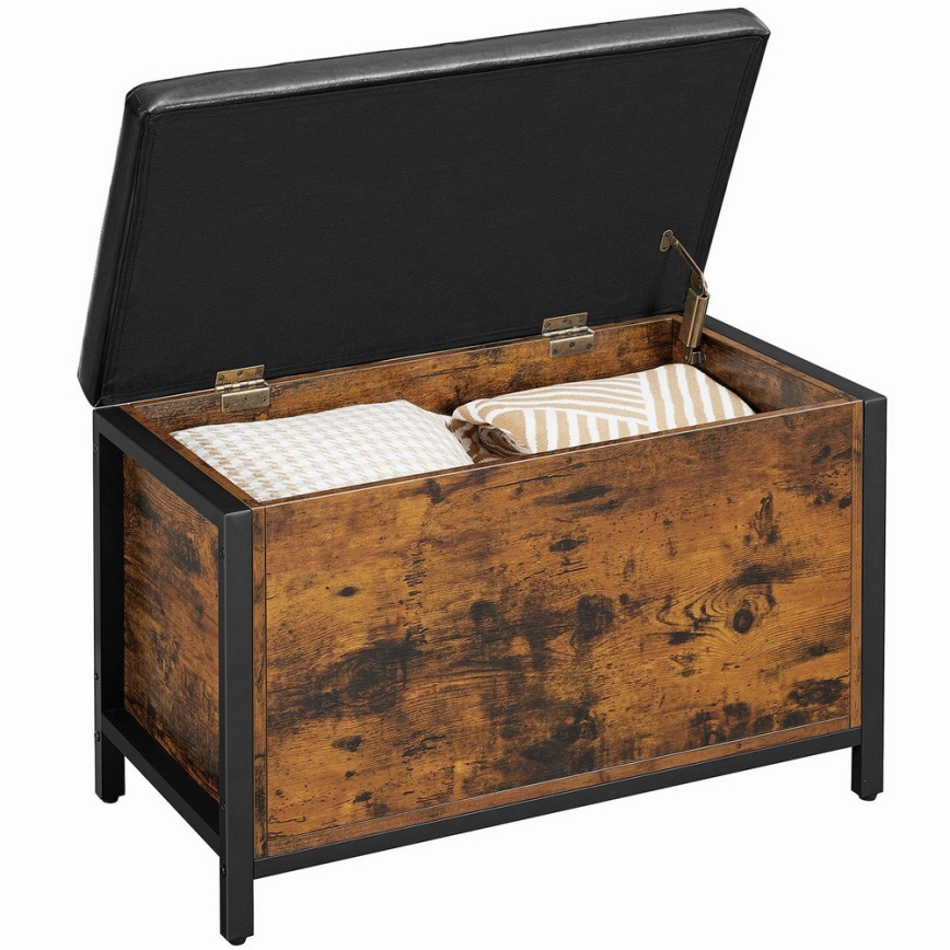 VOREN Shoe Cabinet Brown/Black