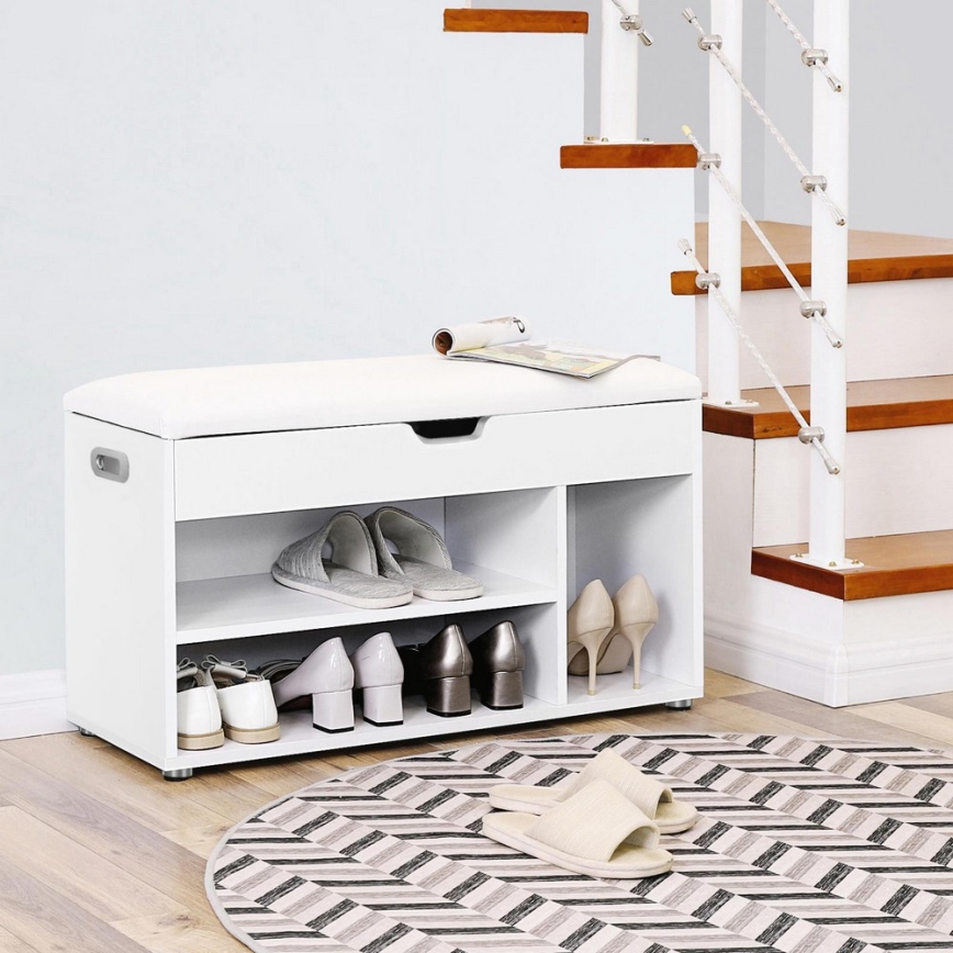 VOXEL Shoe Cabinet, White