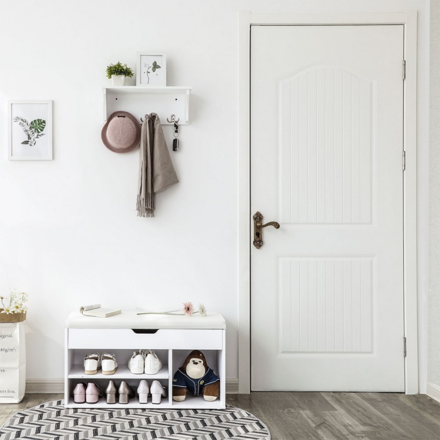 VOXEL Shoe Cabinet, White