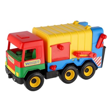 WADER Garbage Truck, Red/Green