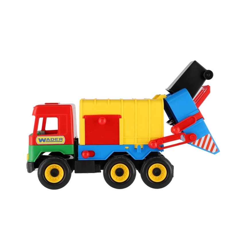WADER Garbage Truck, Red/Green