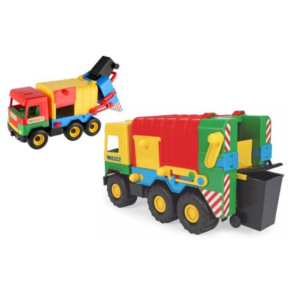 WADER Garbage Truck, Red/Green