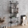 Wall bookcase PAULA 174x60 cm black