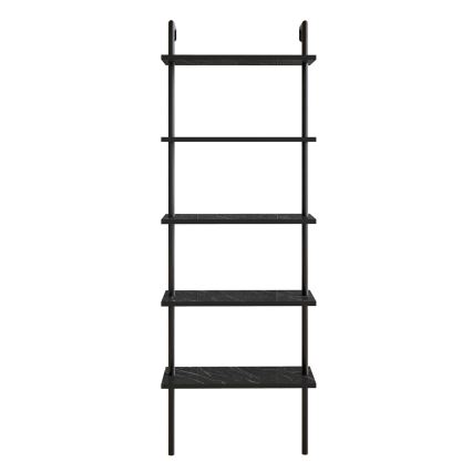 Wall bookcase PAULA 174x60 cm black