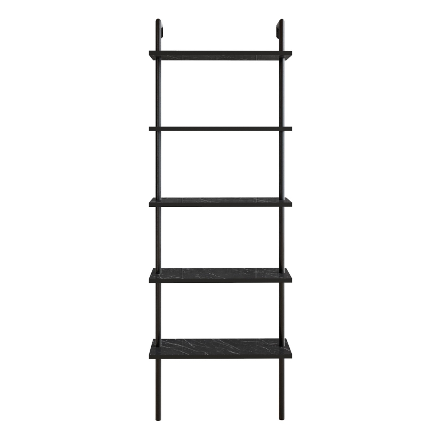 Wall bookcase PAULA 174x60 cm black