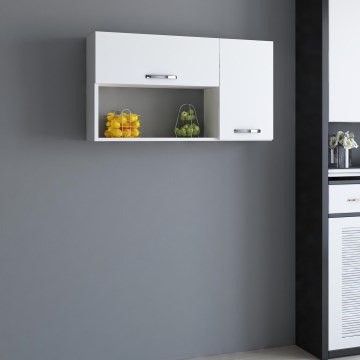Wall cabinet AKASYA 52x90 cm white