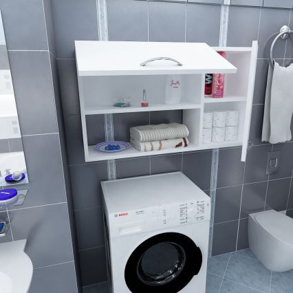 Wall cabinet AKASYA 52x90 cm white
