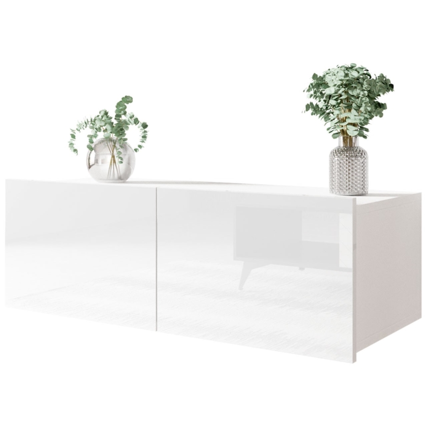 Wall cabinet CALABRINI 34x105 cm white