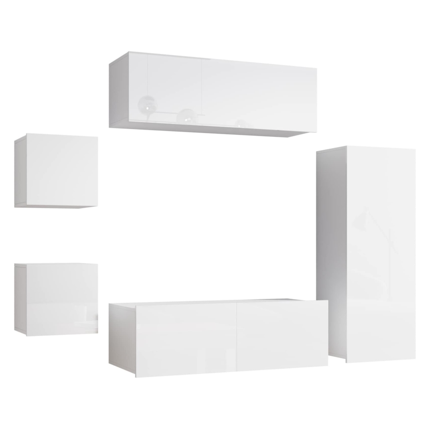 Wall cabinet CALABRINI 34x105 cm white
