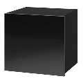 Wall cabinet CALABRINI 34x34 cm black