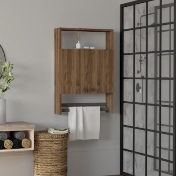 Wall cabinet ELA 87x60 cm brown