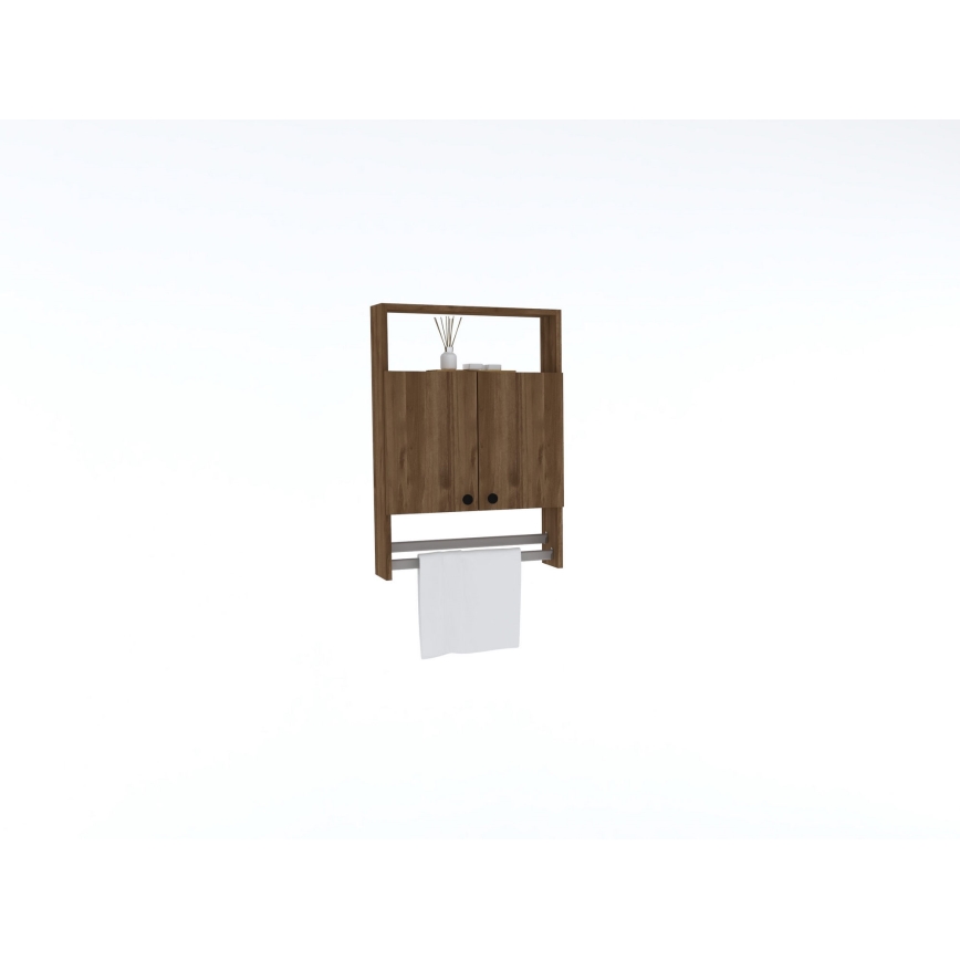 Wall cabinet ELA 87x60 cm brown