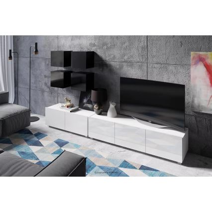 Wall cabinet PAVO 34x34 cm shiny black
